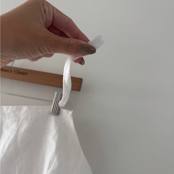 REFORMATION Phillipa White Linen Dress 6 - Picture 8 of 8